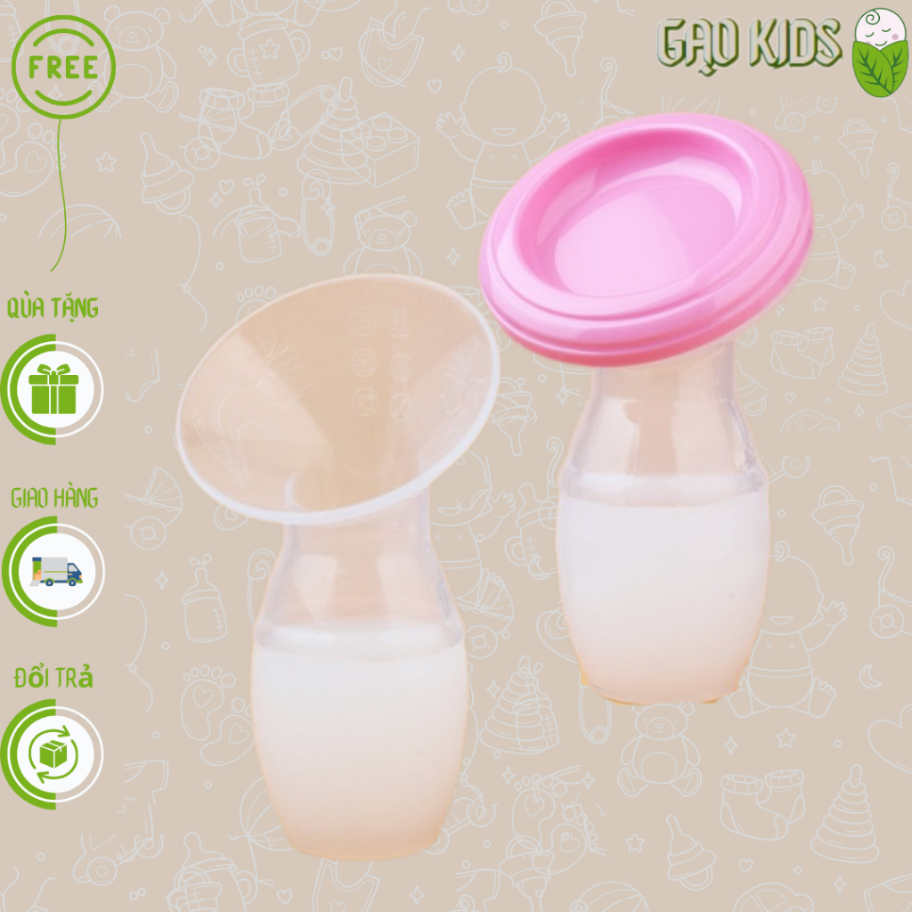 Cốc hứng sữa cmbear, phễu hứng sữa silicon cao cấp