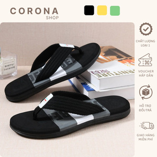 Dép kẹp, dép xỏ ngón phong cách Hàn Quốc cho nam - CORONA SHOP (D01)