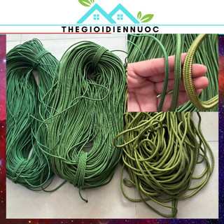 Dây dù tròn màu xanh , dây siêu chắc chắn, dây dù mắc võng, buộc đồ, leo núi, đầy đủ size