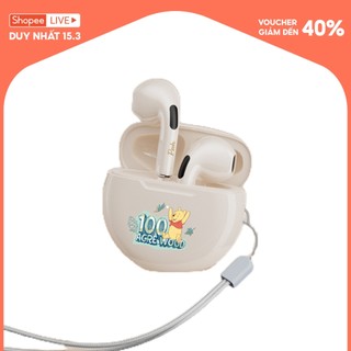 Tai Nghe Bluetooth 5.3 Không Dây Âm Thanh HIFI Chống Nước Cảm Ứng Âm Thanh Stereo Disney F10
