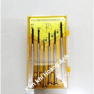 Bộ tô vít, tuốc nơ vít 6 chi tiết sửa chữa đồng hồ, điện thoại