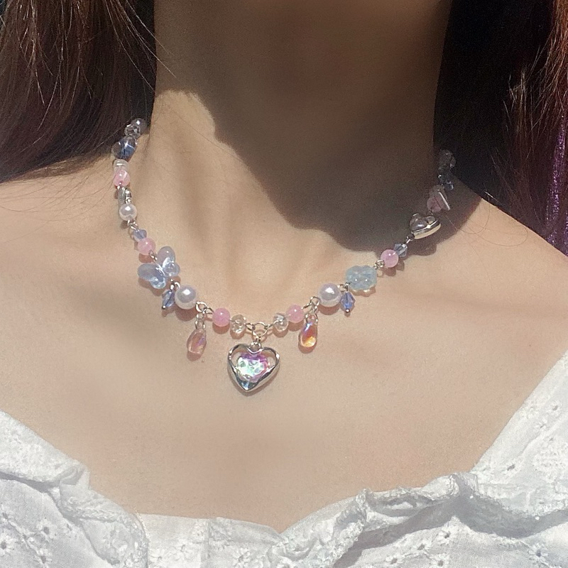 Vòng cổ S3 pink-blue