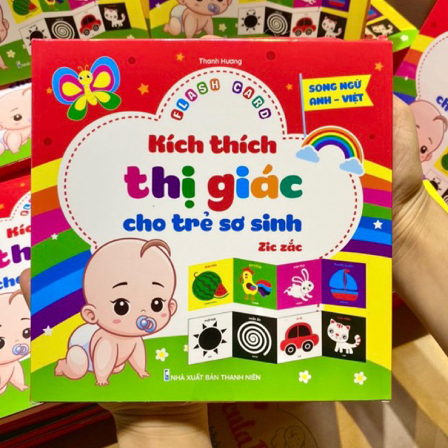 Thẻ flashcard cho trẻ sơ sinh, bé thông minh phát triển trí não