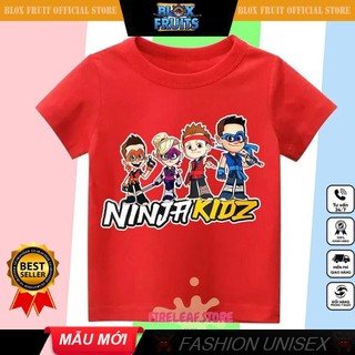 Áo thun ninja kids youtube tv vải mịn mát