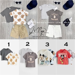 Set 2 áo phông bé trai HM UK/US sz 4-6m đến 3-4y (ĐỌC KỸ LƯU Ý Ạ)