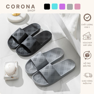 Dép đi trong nhà, văn phòng, nhà vệ sinh phong cách đơn giản cho nam nữ - CORONA SHOP (D09)