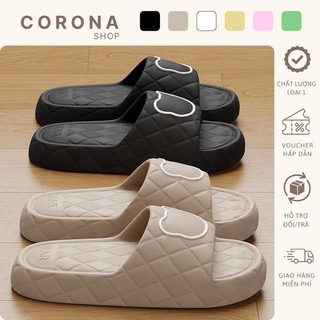 Dép đi trong nhà, dép quai ngang in hình gấu phong cách Hàn Quốc - CORONA SHOP (D08)