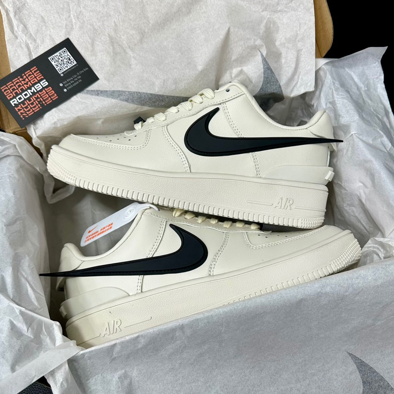 [ROOM95] Giày thể thao sneaker(AF1_84) AF1 Low White Black AMB