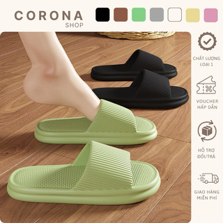 Dép đi trong nhà, dép quai ngang siêu mềm phong cách Hàn Quốc - CORONA SHOP (D07)