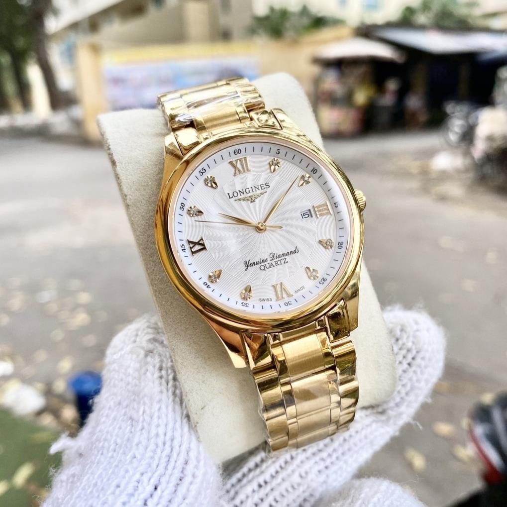 Đồng Hồ Nam @Longines sapphire pin Japan dây thép không gỉ