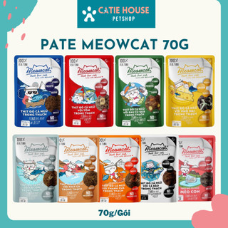 Pate Meowcat Cá Ngừ Mix Vị Pate Cho Mèo gói 70g
