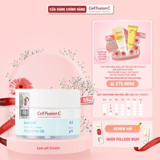 Kem Dưỡng Cấp Ẩm, Tăng Cường Hàng Rào Bảo Vệ Da Cell Fusion C Low pH pHarrier Cream (55ml)