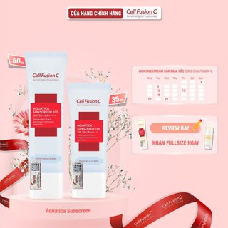  Kem Chống Nắng Cấp Ẩm & Dịu Da Cell Fusion C Aquatica Sunscreen 100 SPF 50+/PA++++