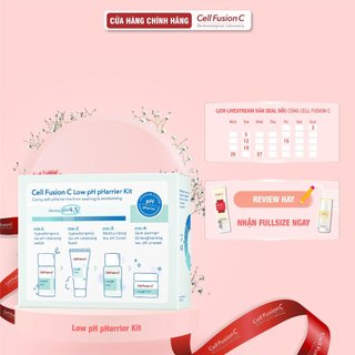 Bộ Chăm Sóc Da 4 Bước Tăng Cường Hàng Rào Bảo Vệ Da & Cấp Ẩm Low pH Miniature Kit