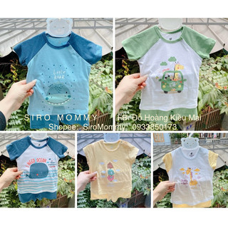 [ Lullaby ] [sale] bộ bé gái, bé trai cộc tay chất cotton