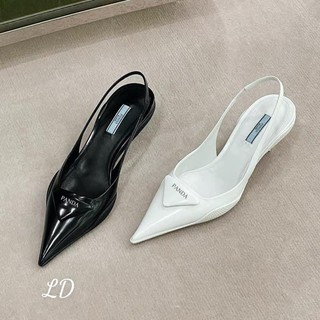 Sandal bóng mũi nhọn gót nú 3cm