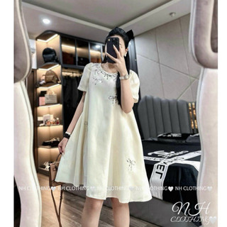 Váy đính nơ kim sa sm