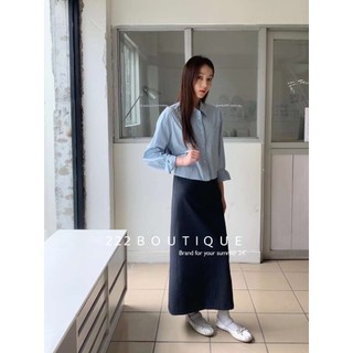 Chân váy simnice bút chì belt basic 5117
