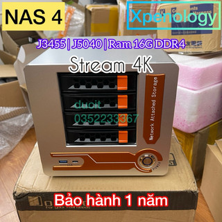 Nas 4 bay, j5040, j3455 nas xpenology, synology cpu 3.20ghz, ram 16g