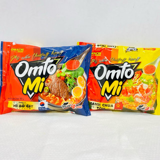 Mì omto mi vị bò cay/ canh chua tôm gói 100g