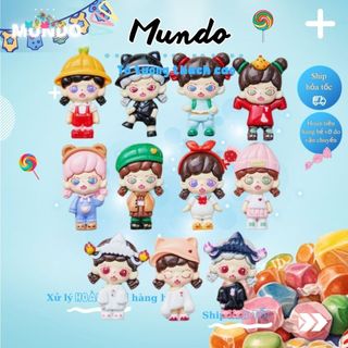 Tô tượng thạch cao size s 023 dora 2d,tượng thạch cao art toy mundo
