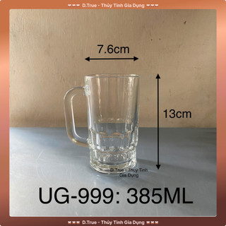 Set 6 Ly Quai Cà Phê Lớn Thái Thuỷ Tinh UG-999 (385ML)