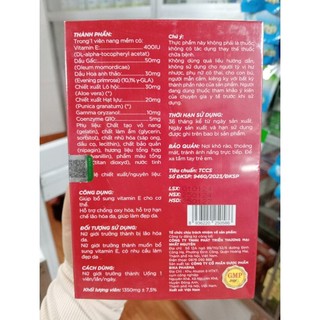 Vitamin E Đỏ sáng đẹp da Nhất Nguyên