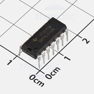 Sn74ls10n ic triple 3-input nand logic gate, 14-dip//9