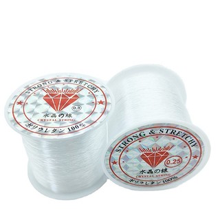 Cuộn dây cước, dây nylon trong suốt (Không co dãn)