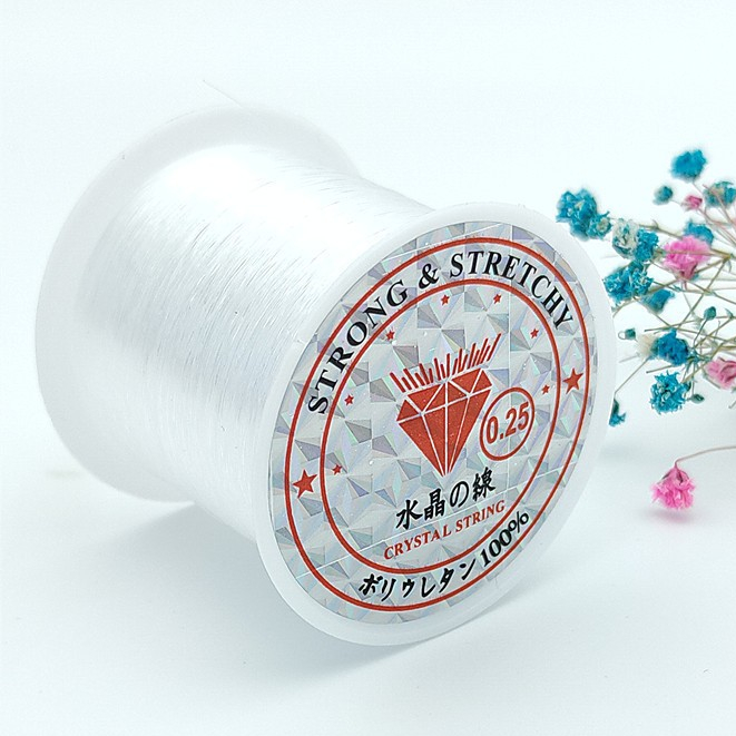 Cuộn dây cước, dây nylon trong suốt (Không co dãn)