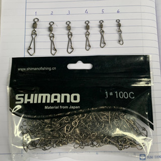 Khoá link câu cá shimano 1 vòng thép không gỉ