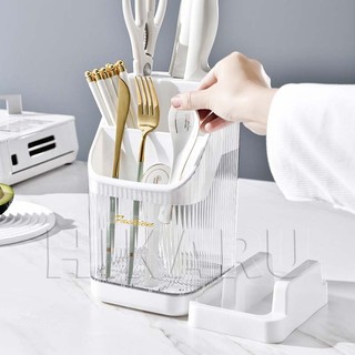 Kệ để dao thớt hikaru chất liệu nhựa cao cấp để đũa để thìa dt240300101