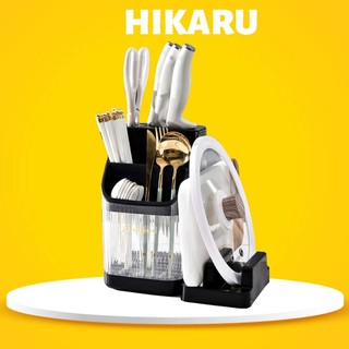 Ống đựng đũa muỗng hikaru chất liệu nhựa để đũa để thìa để thớt dt240300101