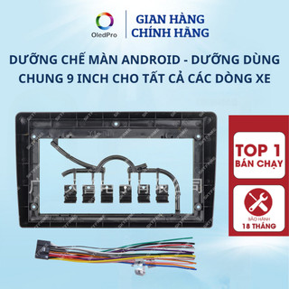 Mặt dưỡng 9 inch thông dụng, dưỡng ghép chuyên dùng để chế các dòng xe không có dưỡng zin - lắp màn android 9 inch