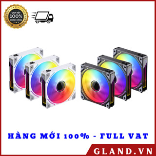 Quạt Tản Nhiệt FAN CASE JONSBO ZH-120B infinity Black/White  (3in1, Ghép nối không dây) - CHÍNH HÃNG