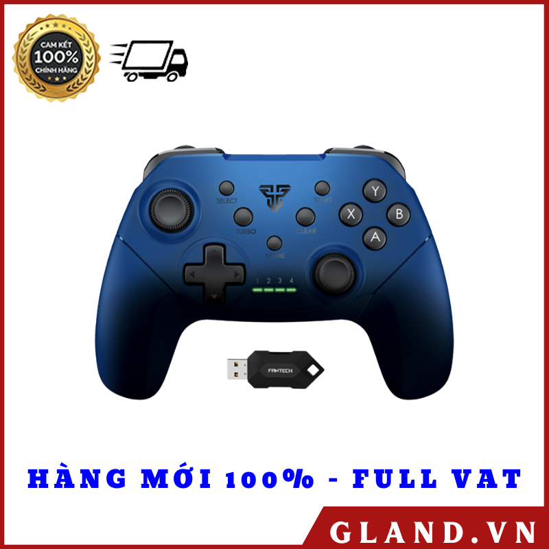 TAY CẦM CHƠI GAME KHÔNG DÂY FANTECH WGP13 SHOOTER II MÀU XANH BLUE - CHÍNH HÃNG