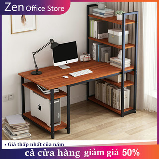 ZEN bàn học có giá sách kèm giá sách cao kiểu káng độc đáo,Sắt Sơn Tĩnh Điện chịu lực tốt