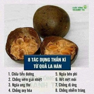 quả la hán thanh nhiệt ,mát phổi