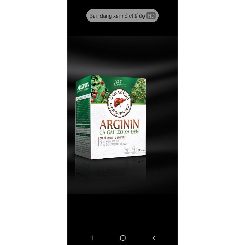 BỔ GAN ARGININ cà gai leo