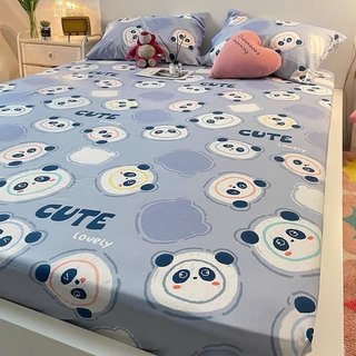 Bộ ga gối 💖HÀNG NHẬP KHẨU 💖 drap giường poly, ga gối trải giường  chun mỏng bọc được đệm dày 15f