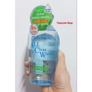 Nước tẩy trang Micellar Senka ALL Clear Water Fresh 230ml