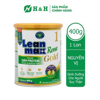 Sữa bột Lean Max Rena Gold 1 - Dinh dưỡng cho người suy thận chưa lọc thận, Hỗ trợ kiểm soát đường huyết