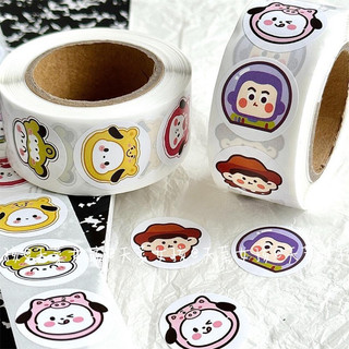 Cuộn 500 hình dán/ miếng dán snoopy dog/ toy story chống va đập cho điện thoại / laptop / notebook
