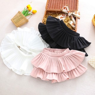 Chân váy tầng xếp li bé gái 110-150