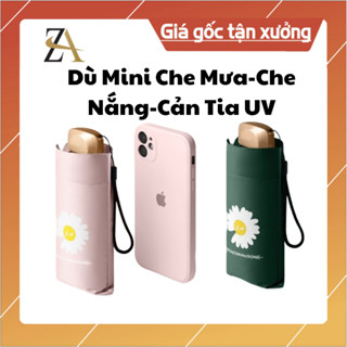 Ô Dù Mini Để Túi Siêu Gọn Che Nắng Mưa Đi Du Lịch, Đi Học, Văn Phòng. Ô Gấp Gọn Cao Cấp Chống Tia UV
