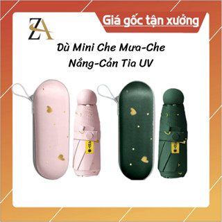 Ô Mini Gấp Gọn Nhỏ Bằng Chiếc Điện Thoại, Dù Che Nắng Che Mưa Sang Chảnh, Siêu Nhẹ Tiện Dụng