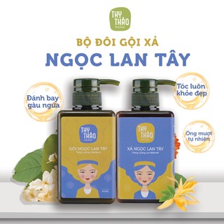 Bộ đôi Gội Xả Ngọc Lan Tây Thỵ Thảo Herbal phục hồi tóc hư tổn, kích thích và nuôi dưỡng mái tóc bồng bềnh, óng mượt