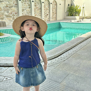 Chân váy chữ A dáng ngắn cạp chun JEANBECO, váy dành cho bé gái (có lót trong) có Size từ 10-40kg