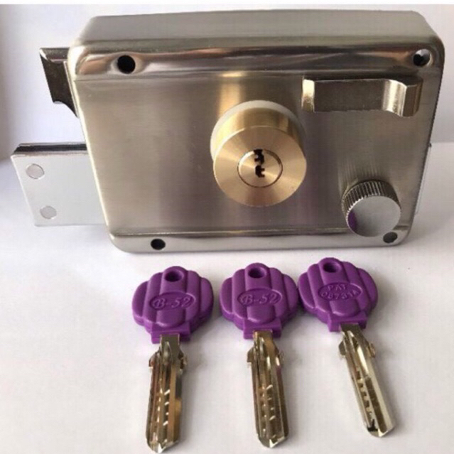 Hộp khoá cửa cổng B52 B-52 inox 304 hàng Đài Loan