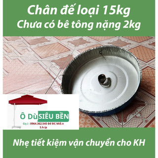 Chân đế ô dù chính tâm 15kg bền rẻ